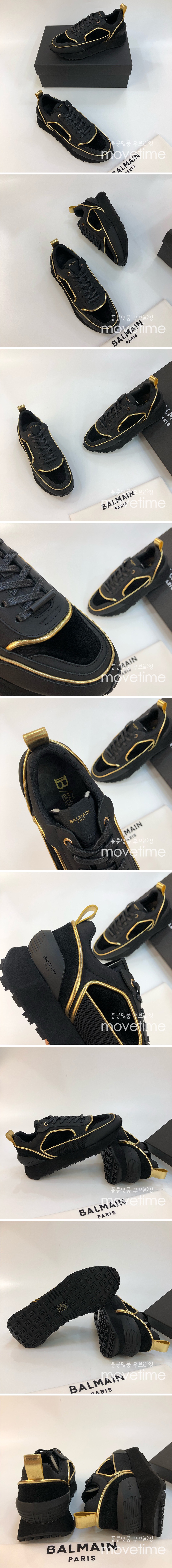 [홍콩명품.BALMAIN] 발망 23SS 레이서 스니커즈 (블랙), SE1508, PMD, 무브타임사이트,인터넷명품쇼핑몰,남자명품,슈즈,신발