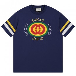 [홍콩명품.Gucci] 구찌 23SS 프린트 코튼 반팔 티셔츠 (2컬러), BM6605, BR, 홍콩명품쇼핑몰,인터넷명품,온라인명품사이트,해외명품,해외직구