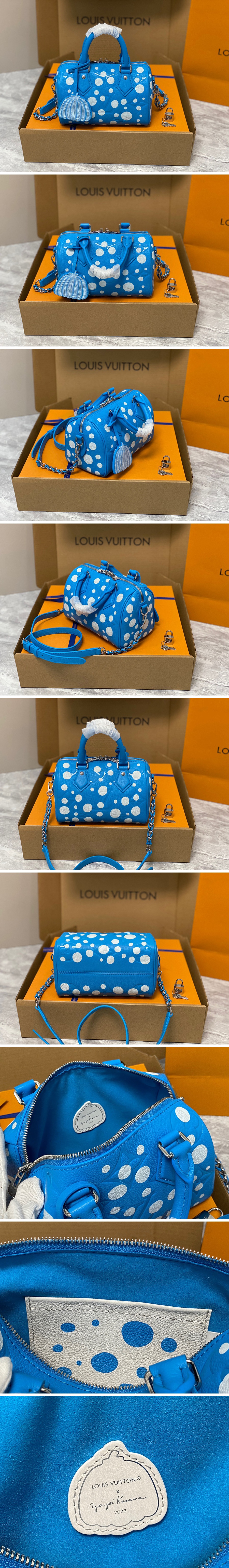 [홍콩명품.LOUIS VUITTON] 루이비통 23SS LV x YK 스피디 반둘리에 20 M46425, BGM1591, BDA, 홍콩명품가방,명품쇼핑몰,크로스백,핸드백,구매대행,무브타임