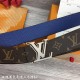 [홍콩명품.LOUIS VUITTON] 루이비통 23SS LV 모노그램 가죽 벨트 (브라운-블루), BT791, 4.0cm, MR, 명품레플리카,명품쇼핑몰,의류,무브타임사이트,인터넷쇼핑몰,남자명품,해외직구