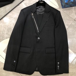 [홍콩명품.Burberry] 버버리 23SS 로고 지퍼 장식 정장 수트 자켓, BM7107, SAM, 온라인명품쇼핑몰,남자명품의류,인터넷쇼핑몰,해외직구