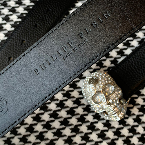 [홍콩명품.PHILIPP PLEIN] 필립플레인 23SS 스컬 버클 가죽 벨트 (2컬러), BT850, 3.8cm, BRB, 명품레플리카,명품쇼핑몰,의류,무브타임사이트,인터넷쇼핑몰,남자명품,해외직구