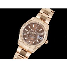 [홍콩명품시계.ROLEX] 로렉스 롤렉스 스카이드웰러 42mm 로즈골드 브라운 다이얼, 무브타임,남자명품시계,워치,남자,SA,명품시계,메탈밴드