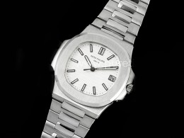 [홍콩명품시계.PATEK PHILIPPE] 파텍필립 노틸러스 5711 화이트 다이얼, 무브타임,명품직구,고급럭셔리,남자명품시계,워치,중년남자