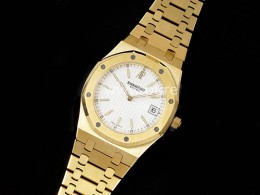 [홍콩명품시계.AUDEMARS PIGUET] 오데마피게 로얄오크  39mm 15202 옐로우골드 화이트 다이얼, 남자명품시계,워치,중년남자,SA,명품시계,메탈밴드