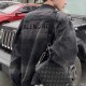 [홍콩명품.BALENCIAGA] 발렌시아가 23SS 로고 자수 데님 자켓 (블랙), BM8479, 온라인명품쇼핑몰,남자명품의류,인터넷쇼핑몰,해외직구