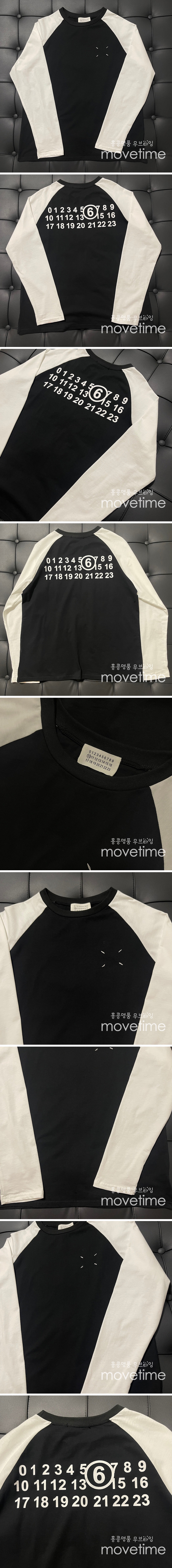 [홍콩명품,Maison Margiela] 메종마르지엘라 3SS 로고 프린트 레이어드 긴팔 티셔츠, BM8615, JL, 온라인명품쇼핑몰,남자명품의류,인터넷쇼핑몰,해외직구