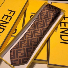 [홍콩명품,FENDI] 펜디 23SS FF로고 패턴 실크 남성 넥타이 (브라운), ET1651, AGG, 홍콩명품가방,명품쇼핑몰,크로스백,핸드백,구매대행,무브타임