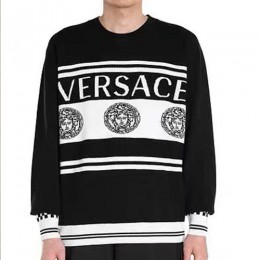 [홍콩명품.VERSACE] 베르사체 23SS 로고 그래픽 니트 스웨터 (2컬러), BM9115, JU, 온라인명품쇼핑몰,남자명품의류,인터넷쇼핑몰,해외직구