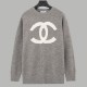 [홍콩명품.CHANEL] 샤넬 23SS 로고 니트 스웨터 (그레이), BM9132, JU, 온라인명품쇼핑몰,남자명품의류,인터넷쇼핑몰,해외직구