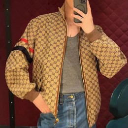 [홍콩명품.Gucci] 구찌 23SS GG수프림 봄버 자켓, BM9248, KB, 온라인명품쇼핑몰,남자명품의류,인터넷쇼핑몰,해외직구