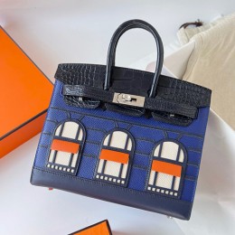 [홍콩명품.Hermes] 에르메스 23SS 로고 birkin20 핸드백 (블루), BGM1995, H3, 홍콩명품가방,명품쇼핑몰,크로스백,핸드백,구매대행,무브타임