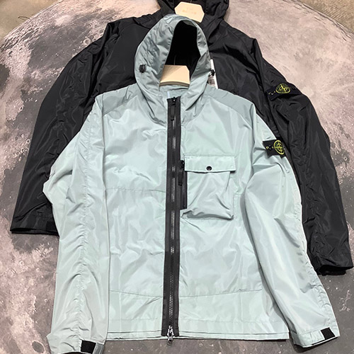 [홍콩명품.Stone Island] 스톤아일랜드 23SS 로고 탈부착 나이론 후드 바람막이 자켓 (2컬러), BM9343, ST1, 온라인명품쇼핑몰,남자명품의류,인터넷쇼핑몰,해외직구