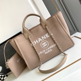 [홍콩명품.CHANEL] 샤넬 23SS 로고 캔버스 스몰(32cm) 핸드백 (브라운), BGM2029, BDA, 명품지갑,무브타임쇼핑몰,홍콩명품,사이트,명품쇼핑몰