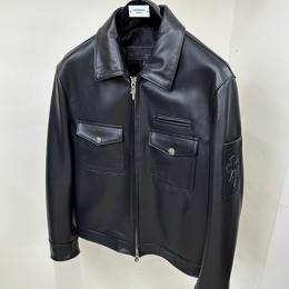 [홍콩명품.Chrome Hearts] 크롬하츠 23SS 크로스 로고 카라 가죽 레더 자켓 (블랙), BM9515, TOM, 온라인명품쇼핑몰,남자명품의류,인터넷쇼핑몰,해외직구