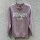 [홍콩명품,FENDI] 펜디 23SS 로고 자수 여성 니트 스웨터 (핑크), BM10133, W2, 온라인명품쇼핑몰,남자명품의류,인터넷쇼핑몰,해외직구