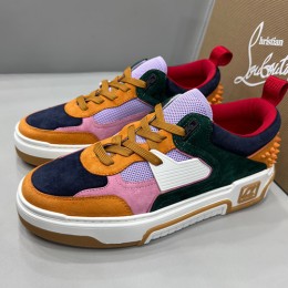 [홍콩명품.Christian Louboutin] 크리스챤루부탱 23SS 로고 남성 가죽 스니커즈, SE2209, S2, 무브타임사이트,인터넷명품쇼핑몰,남자명품,슈즈,신발