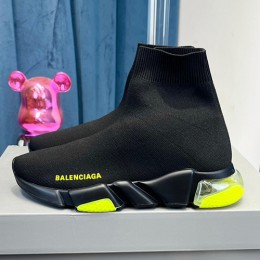 [홍콩명품.BALENCIAGA] 발렌시아가 23SS 로고 삭스 하이탑 스니커즈 (블랙-노랑), SE2222, 홍콩명품쇼핑몰,무브타임,악세사리,잡화,생활용품