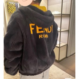 [홍콩명품,FENDI] 펜디 23SS 로고 후드 퍼 밍크자켓 (그레이), BM10561, TOM, 홍콩명품가방,명품쇼핑몰,크로스백,핸드백,구매대행,무브타임