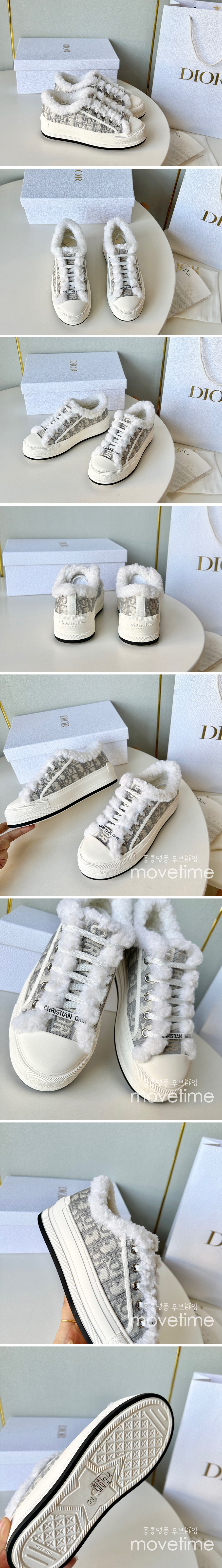 [홍콩명품,Christian Dior] 디올 23SS 로고 오블리크 여성 시어링 단화 스니커즈, SE2236, ALW, 홍콩명품쇼핑몰,무브타임,악세사리,잡화,생활용품