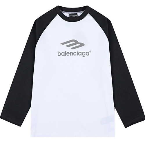 [홍콩명품.BALENCIAGA] 발렌시아가 23SS 스포티로고 레이어드 오버핏 긴팔 티셔츠 (2컬러), BM10685, GG, 홍콩명품의류,구매대행,온라인명품