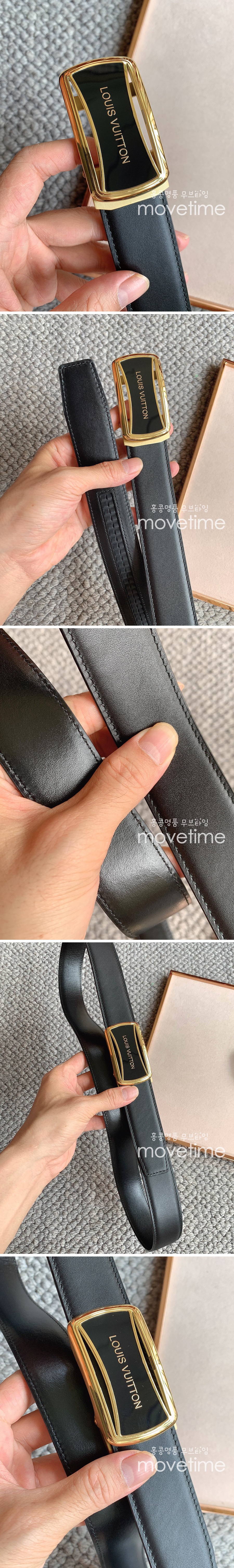 [홍콩명품.LOUIS VUITTON] 루이비통 23SS 로고 자동 레더 가죽 벨트, BT973, 3.5cm, BRB, 명품레플리카,명품쇼핑몰,의류,무브타임사이트,인터넷쇼핑몰,남자명품,해외직구