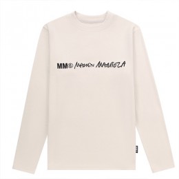 [홍콩명품,Maison Margiela] 메종마르지엘라 23SS 로고 그래픽 긴팔 티셔츠 (2컬러), BM10835, TOP, 홍콩명품의류,구매대행,온라인명품