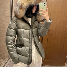 [홍콩명품.MONCLER] 몽클레어 23SS 로고 여성 퍼 후드 구스다운 패딩 자켓 (2컬러), BM10949, KSM, 홍콩명품의류,구매대행,온라인명품