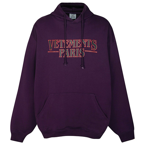 [홍콩명품.VETEMENTS] 베트멍 23SS 로고 그래픽 프린트 오버사이즈 후드 티셔츠 (3컬러), BM11314, JU, 홍콩명품의류,구매대행,온라인명품