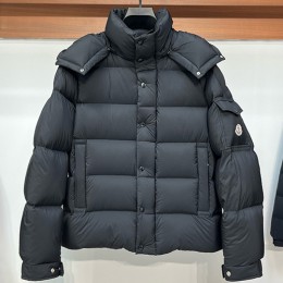 [홍콩명품.MONCLER] 몽클레어 23SS 로고 후드 다운 패딩 자켓 (블랙), BM11402, KSM, 홍콩명품의류,구매대행,온라인명품