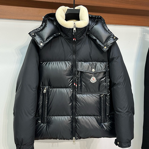 [홍콩명품.MONCLER] 몽클레어 23SS 로고 후드 구스다운 패딩 자켓 (블랙), BM11407, KSM, 홍콩명품의류,구매대행,온라인명품