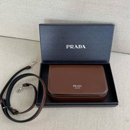 [홍콩명품,PRADA] 프라다 23SS 스트랩 가죽 미니백 2VD061 (브라운), BGM2360, BC, 홍콩명품가방,명품쇼핑몰,크로스백,핸드백,구매대행,무브타임