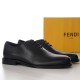 [홍콩명품,FENDI] 펜디 24SS 로고 패턴 가죽 정장 구두 (블랙), SE2405, S2, 홍콩명품쇼핑몰,무브타임,악세사리,잡화,생활용품