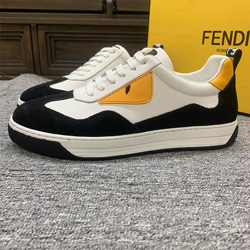 [홍콩명품,FENDI] 펜디 24SS 로고 몬스터아이 가죽 스니커즈 운동화 (2컬러), SE2420, S2, 홍콩명품쇼핑몰,무브타임,악세사리,잡화,생활용품