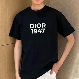 [홍콩명품,Christian Dior] 디올 24SS 로고 1947 자수 반팔 타셔츠 (2컬러), BM11862, JL, 홍콩명품의류,구매대행,온라인명품