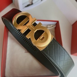 [홍콩명품.FERRAGAMO] 페레가모 24SS 로고 간치니 골드버클 가죽 자동 벨트, BT1105, 3.5cm, BRB, 명품레플리카,인터넷쇼핑몰,남자명품,해외직구