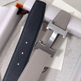 [홍콩명품.Hermes] 에르메스 24SS H로고 리버서블 가죽 벨트 (그레이), BT1111, 3.8cm, BRB, 명품레플리카,인터넷쇼핑몰,남자명품,해외직구