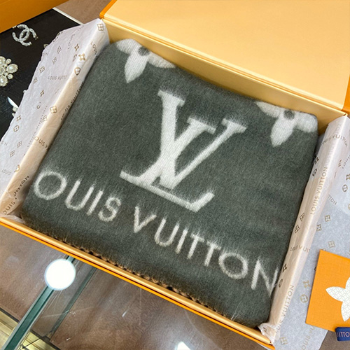 [홍콩명품.LOUIS VUITTON] 루이비통 24SS 로고 모노그램 울 캐시미어 100% 리버서블 머플러 185-45cm (그라데이션 와인-그린), ET1877, BDA, 홍콩명품쇼핑몰,무브타임,악세사리,잡화,생활용품