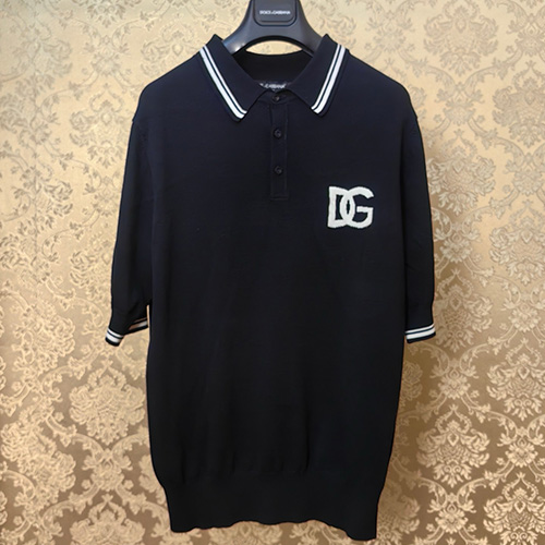 [홍콩명품.D&G] 돌체앤가바나 24SS 로고 폴로 카라 반팔 티셔츠 (블랙), BM12165, JU, 홍콩명품의류,구매대행,온라인명품