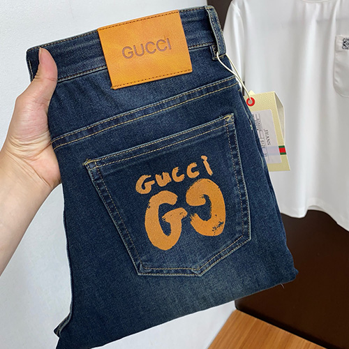 [홍콩명품.Gucci] 구찌 24SS 로고 데님 팬츠 진 청바지, BM12304, JS, 홍콩명품의류,구매대행,온라인명품