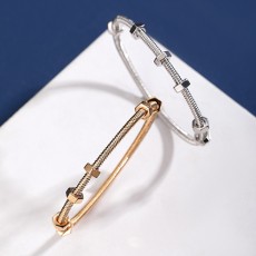 [홍콩명품.CARTIER] 까르띠에 24SS 로고 Ecrou de Cartier 17 팔찌 (2컬러), ET1952, SL, 악세사리,팔찌