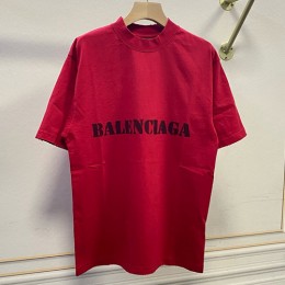 [홍콩명품.BALENCIAGA] 발렌시아가 24SS 로고 프린트 빈티지 반팔 티셔츠 (3컬러), BM12570, GHH, 홍콩명품의류,구매대행,온라인명품