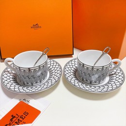 [홍콩명품.Hermes] 에르메스 24SS 로고 H-DECO 220ml 티컵 커피컵 세트, ET2086, ZAKKA, 홍콩명품가방,명품쇼핑몰,크로스백,핸드백,구매대행,무브타임