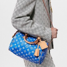 [홍콩명품.LOUIS VUITTON] 루이비통 24SS 모노그램 스피디 반들리에25 M24424 (블루), BGM2760, JASON, 홍콩명품가방,명품쇼핑몰,크로스백,핸드백,구매대행,무브타임