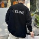 [홍콩명품.CELINE] 셀린느 24SS 백 로고 프린트 V넥 니트 가디건 (블랙), BM12918, JL, 홍콩명품의류,구매대행,온라인명품