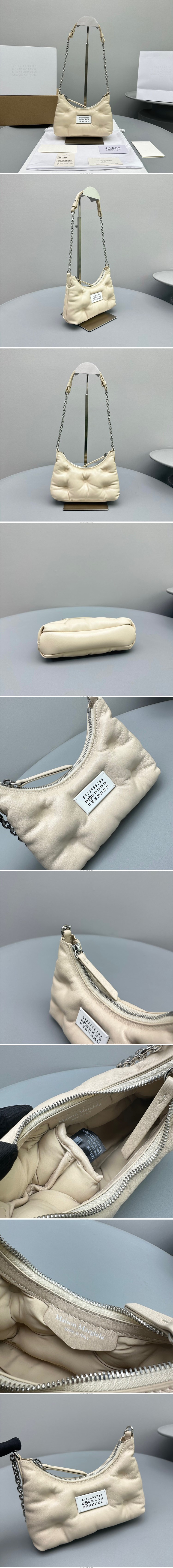 [홍콩명품.Maison Margiela] 메종마르지엘라 24SS 글램슬램 호보 마이크로백 미니백 SB1WG0021 (베이지), BGM2795, 홍콩명품가방,명품쇼핑몰,크로스백,핸드백,구매대행,무브타임