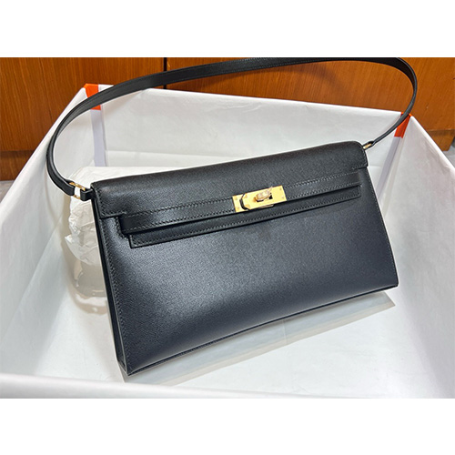 [홍콩명품.Hermes] 에르메스 24SS 로고 Kelly elan 28cm 레더 가죽 크로스백 (블랙-금장), BGM2898, H3, 홍콩명품가방,명품쇼핑몰,크로스백,핸드백,구매대행,무브타임