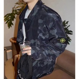 [홍콩명품.Stone Island] 스톤아일랜드 24SS 로고 카모플라쥬 체온감지변색 자켓, BM13389, TOP, 홍콩명품의류,구매대행,온라인명품