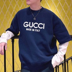 [홍콩명품.Gucci] 구찌 24SS 로고 프린트 2톤 맨투맨 (네이비), BM13455, YS, 홍콩명품의류,구매대행,온라인명품