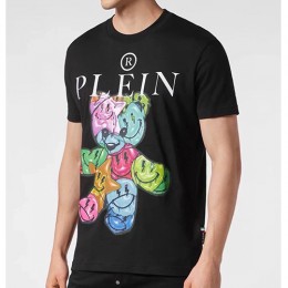 [홍콩명품.PHILIPP PLEIN] 필립플레인 24SS 로고 그래픽 프린트 반팔 티셔츠 (2컬러), BM13575, JS, 홍콩명품의류,구매대행,온라인명품